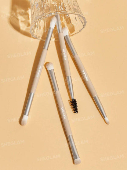 SHEGLAM - 101 Eye Essentials Brush Set With Bag