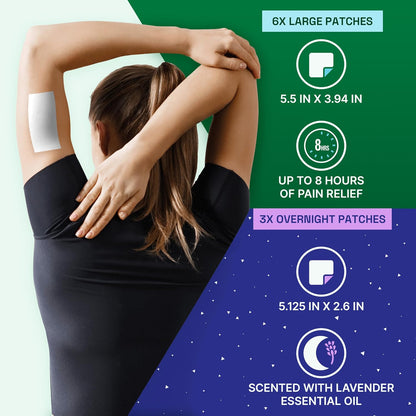 Biofreeze - Day & Overnight Arthritis & Muscle Pain Relief Patches