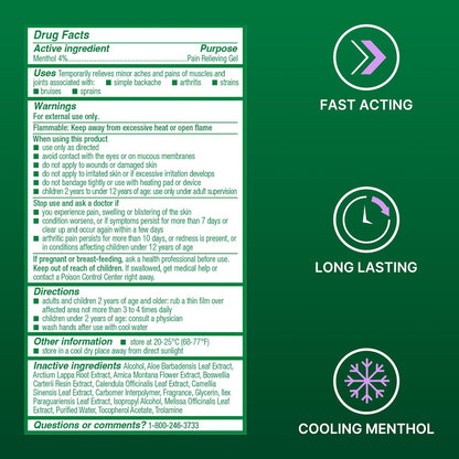 Biofreeze - Overnight Lavender-Scented Pain Relief Gel