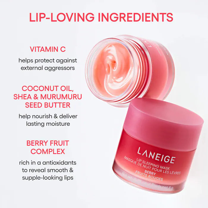 Laneige -Lip Sleeping Mask – Intense Hydration Lip Treatment