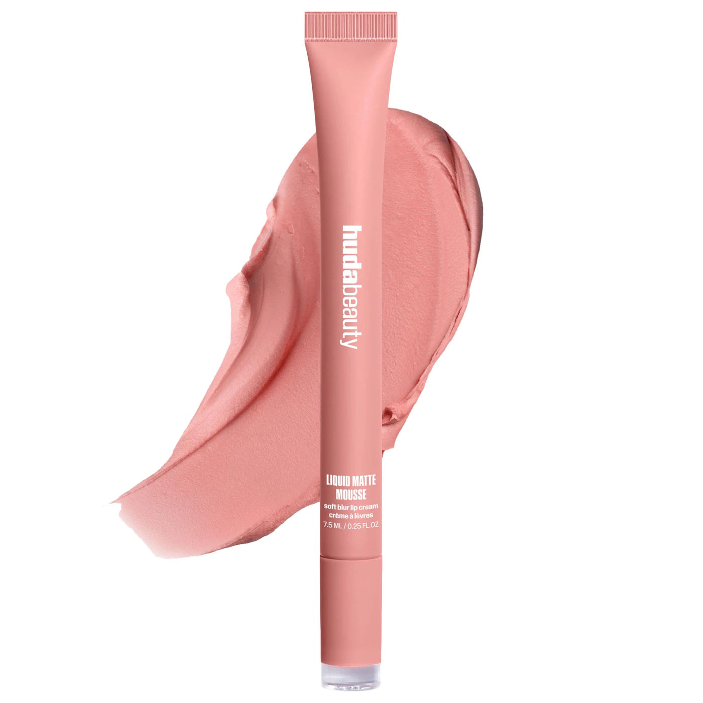 huda beauty liquid matte lipstick - baby pink