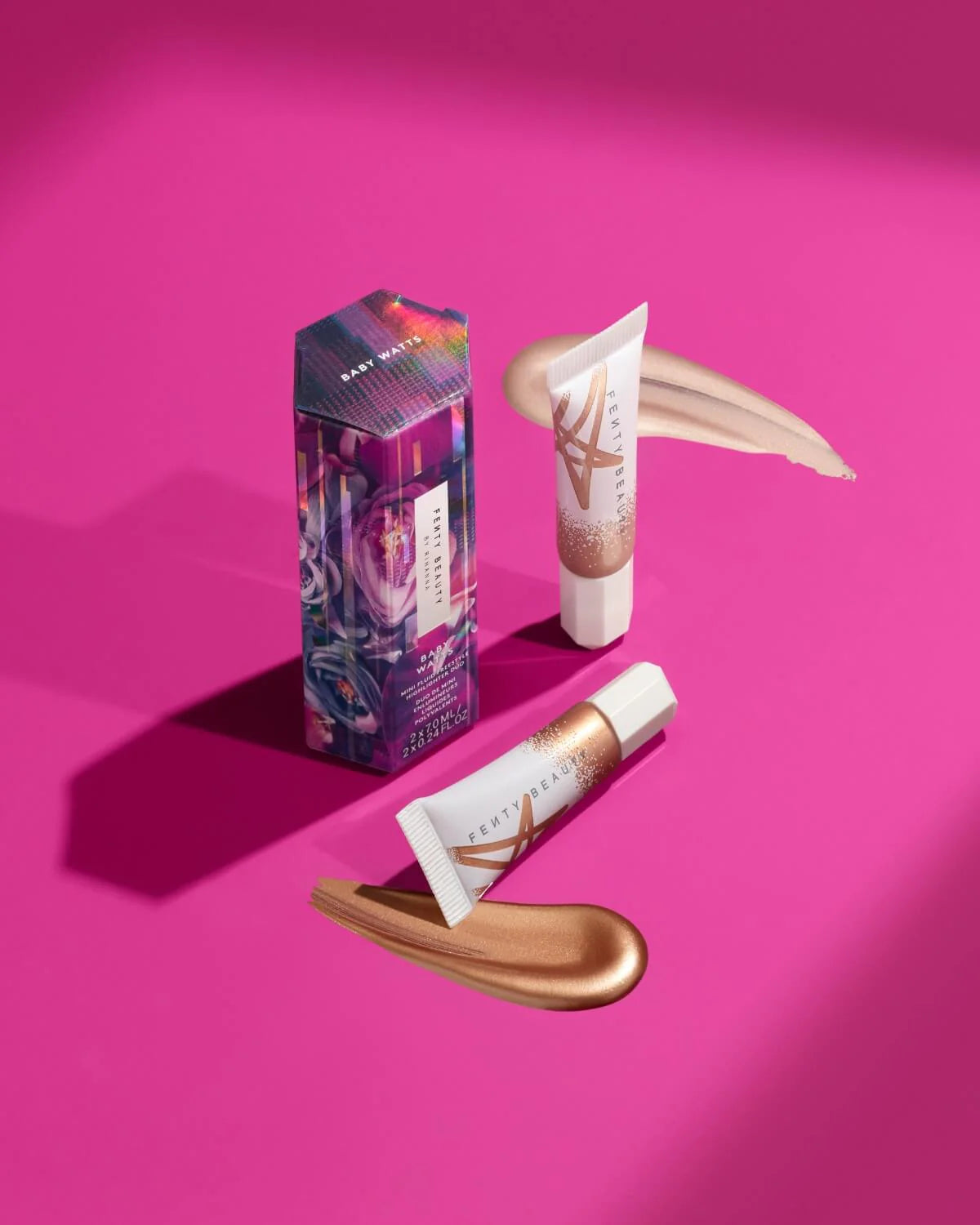 Fenty Beauty by Rihanna - Baby Watts Mini Fluid Freestyle Highlighter Duo