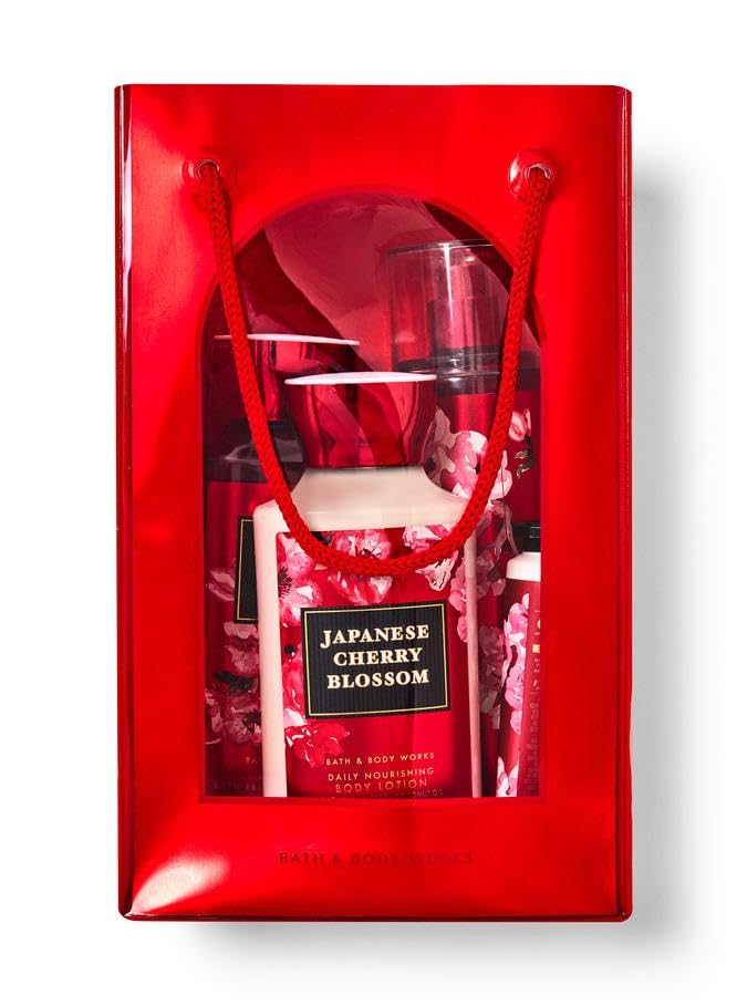 Bath & Body Works - Japanese Cherry Blossom Gift Bag Set
