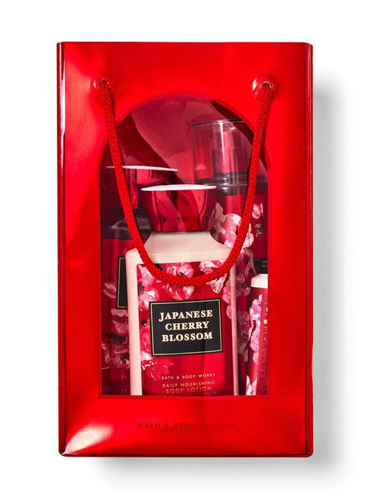 Bath & Body Works - Japanese Cherry Blossom Gift Bag Set