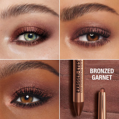 Charlotte Tilbury Exagger-Eyes Waterproof Eyeshadow Stick in bronzed garnet shade