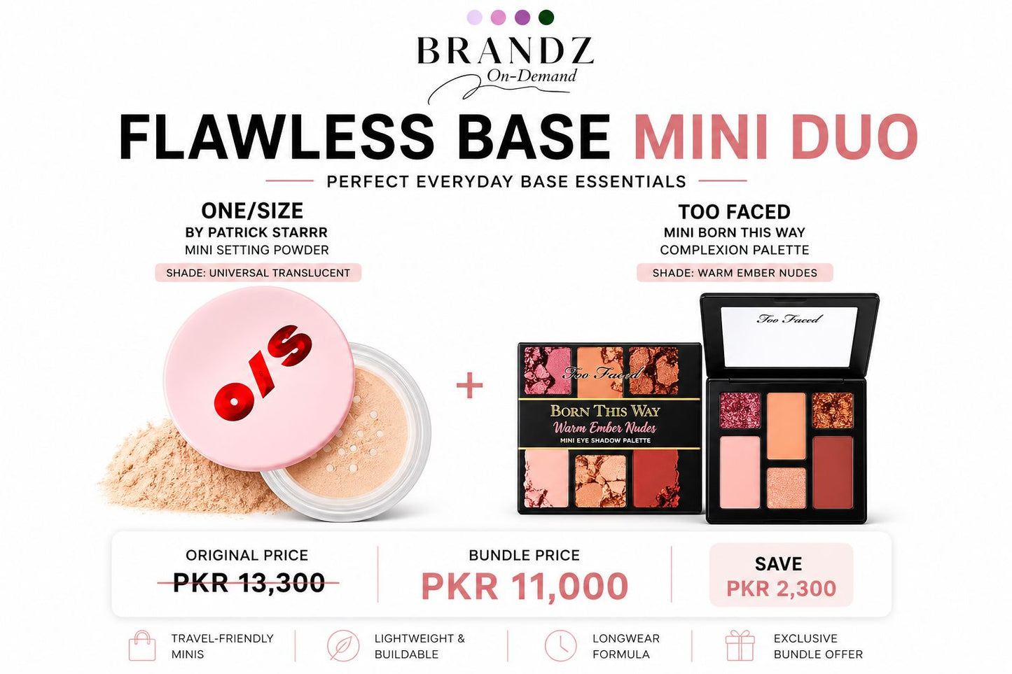Bundle 1: Flawless Base Mini Duo (Translucent + Warm)