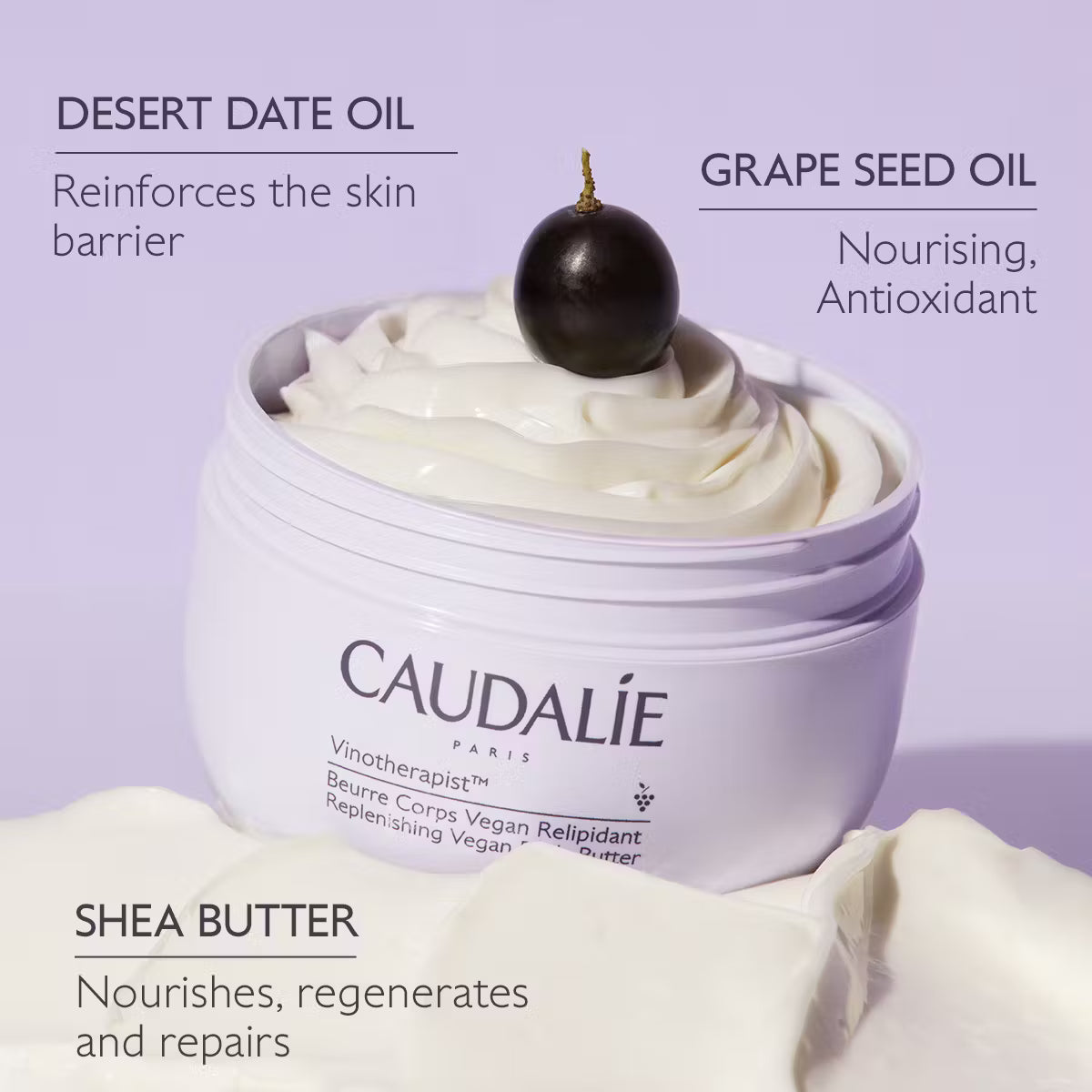 Caudalie - Vinotherapist Vegan Body Butter with Shea Butter