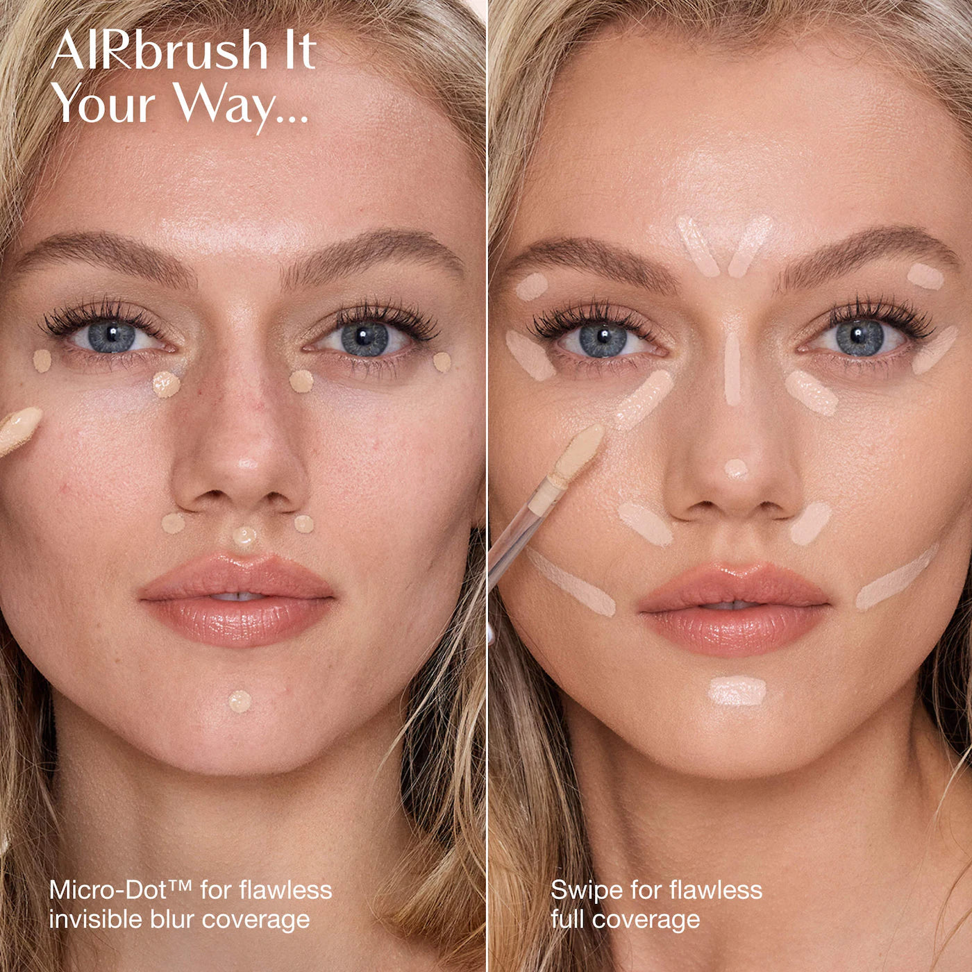 how to apply charlotte tilbury airbrush flawless concealer