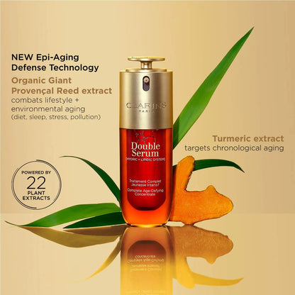 Clarins - Double Serum To Firm, Boost Radiance & Refine Pores