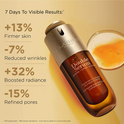 Clarins - Double Serum To Firm, Boost Radiance & Refine Pores