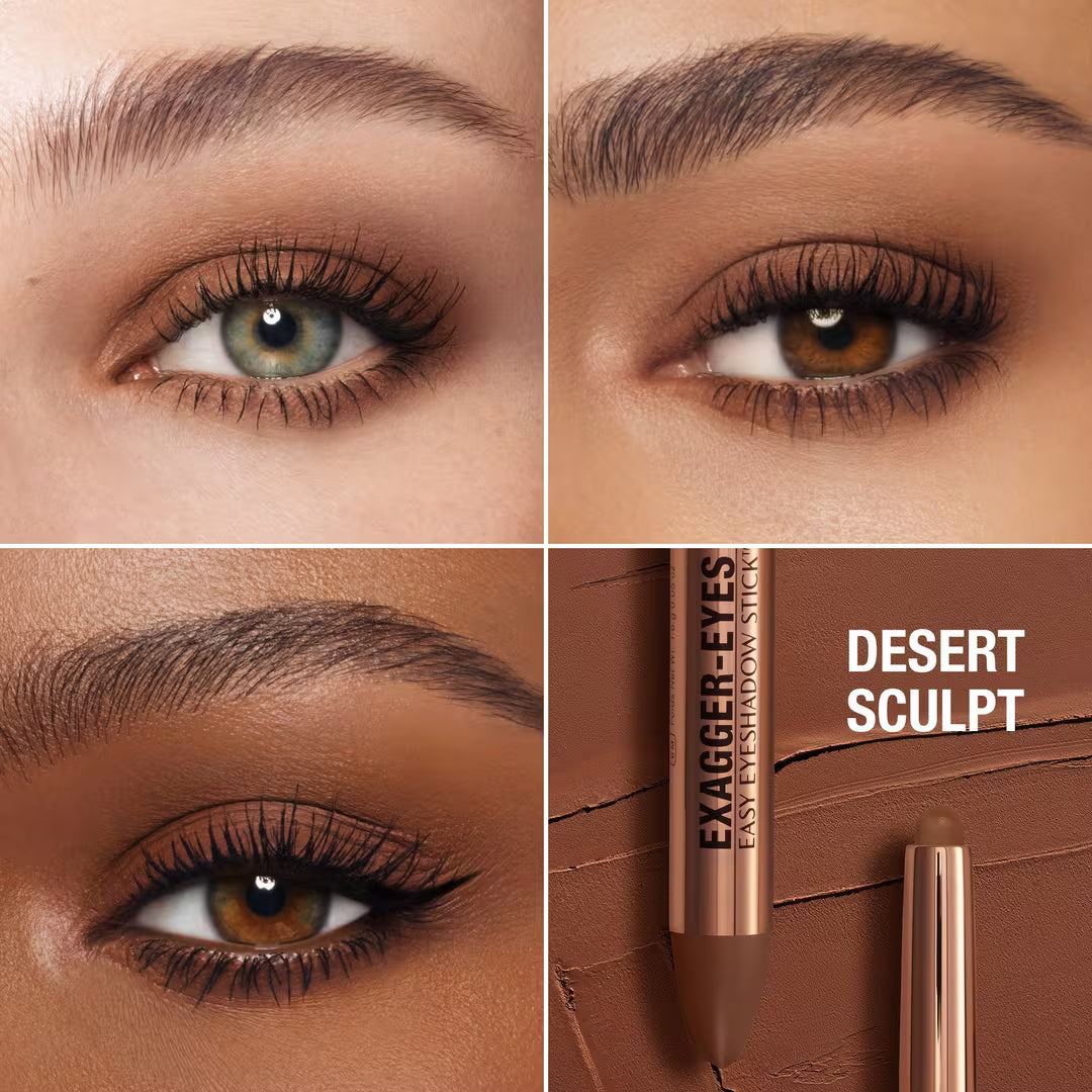 Charlotte Tilbury Exagger-Eyes Waterproof Eyeshadow Stick matte Desert Sculpt shade