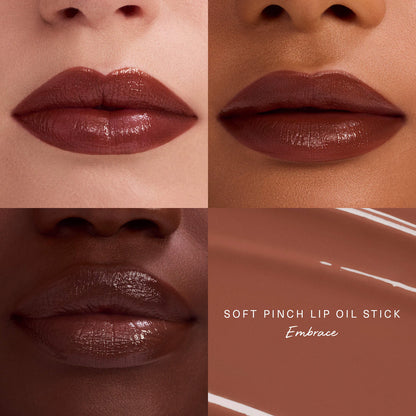 soft pinch tinted lip oil rare beauty in embrace shade