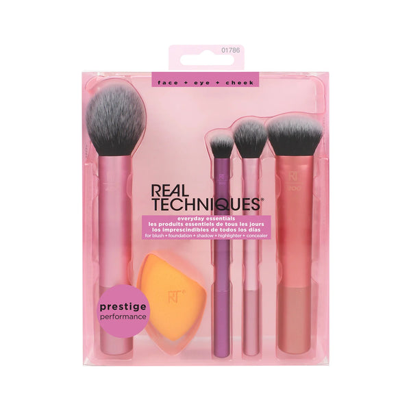 Real Techniques Everyday Essentials Makeup Brush & Sponge Set