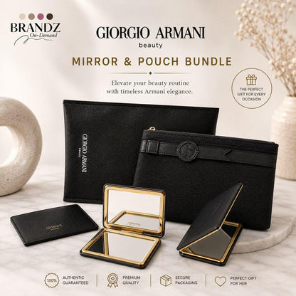 Giorgio Armani Mirror &amp; Pouch Bundle