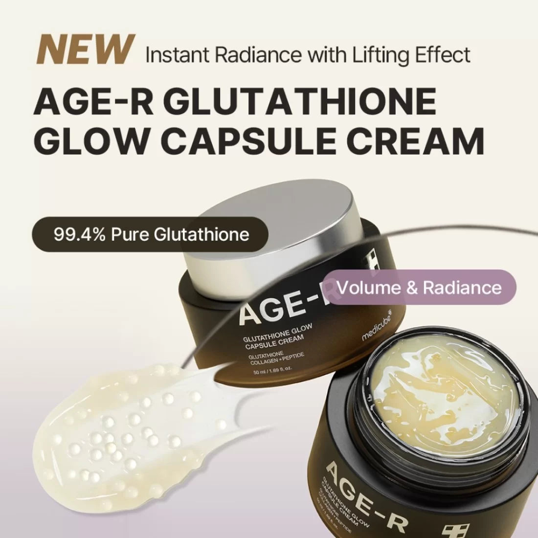 Medicube AGE-R Glutathione Glow Capsule Cream