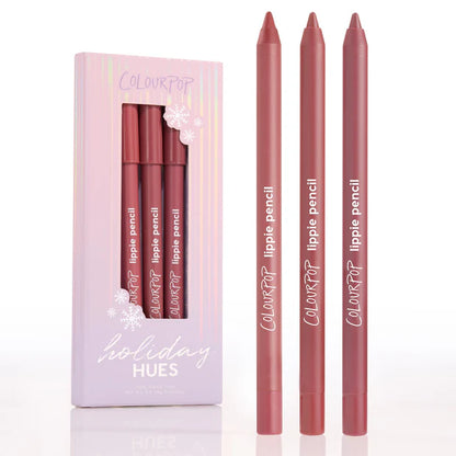 ColourPop Holiday Hues Pinky nude lip pencil kit