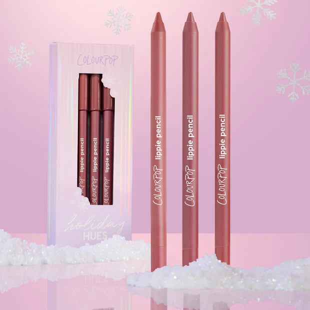 ColourPop Holiday Hues Pinky nude lip pencil kit