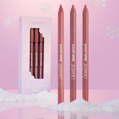 ColourPop Holiday Hues Pinky nude lip pencil kit