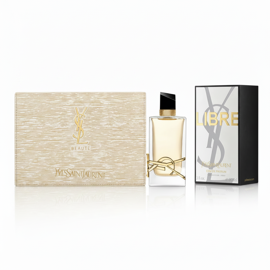 YSL Libre Eau de Parfum & YSL Luxury Cosmetic Pouch