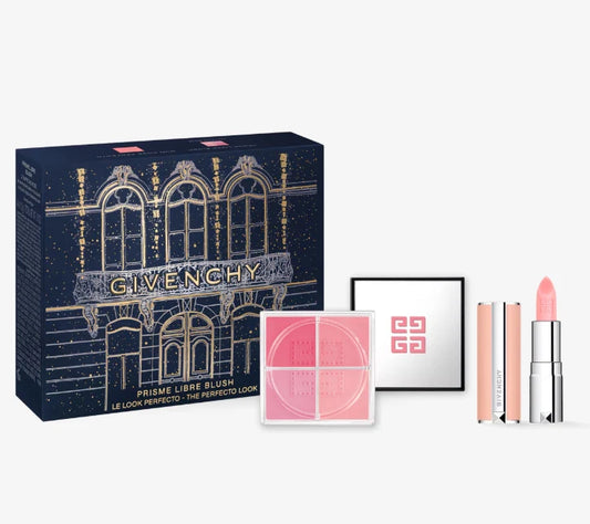Givenchy Prisme Libre Blush & Perfecto Mini Lip Balm Set