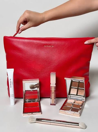 Patrick Ta - Red Strawberry Puffer Clutch