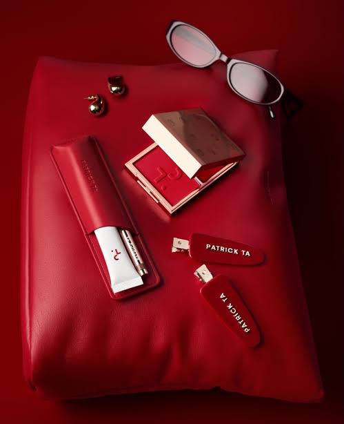 Patrick Ta - Red Strawberry Puffer Clutch