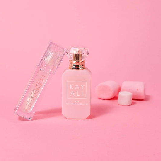 KAYALI  YUMMY KISS SET - Yum Marshmallow + Faux Filler Gloss Glassy