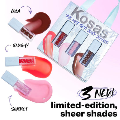 Kosas The Wet Set: Juicy Jellies Sheer Lip Oils