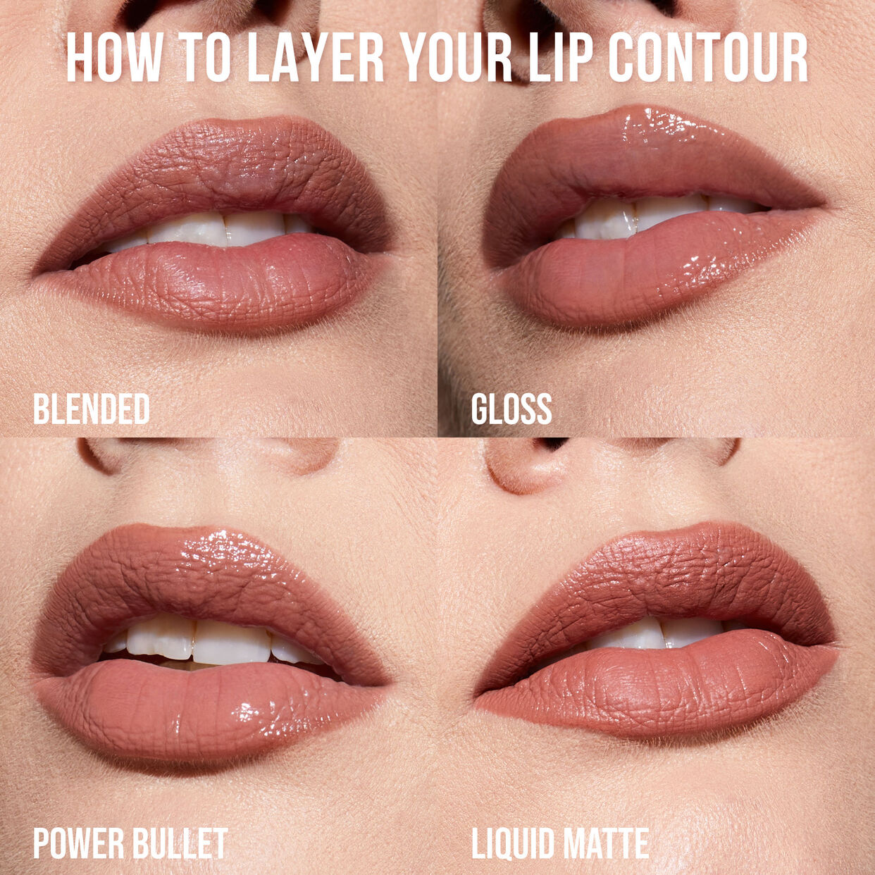 HUDA BEAUTY Lip Contour Mini Duo Blushed Pinks