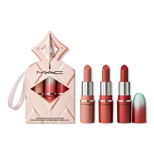 MAC - Wildest Gleams Mini Lustreglass Lipstick Gift Set - Nudes