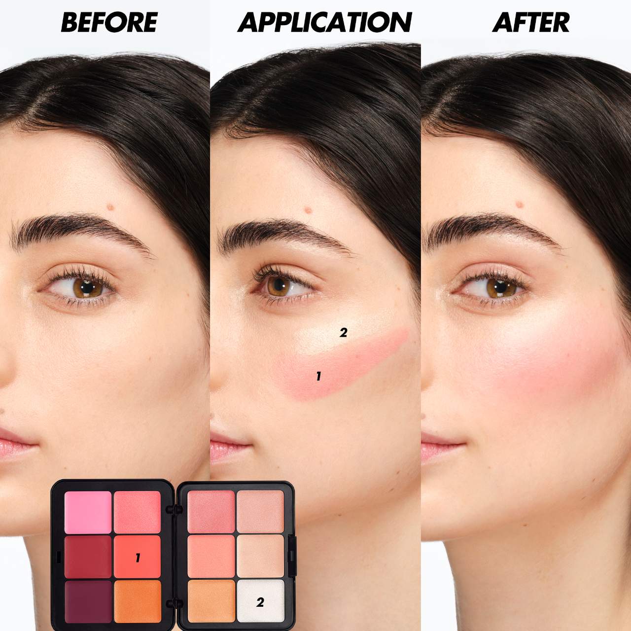 Make Up For Ever - HD Skin Blush & Glow Longwear Cream Face Palette