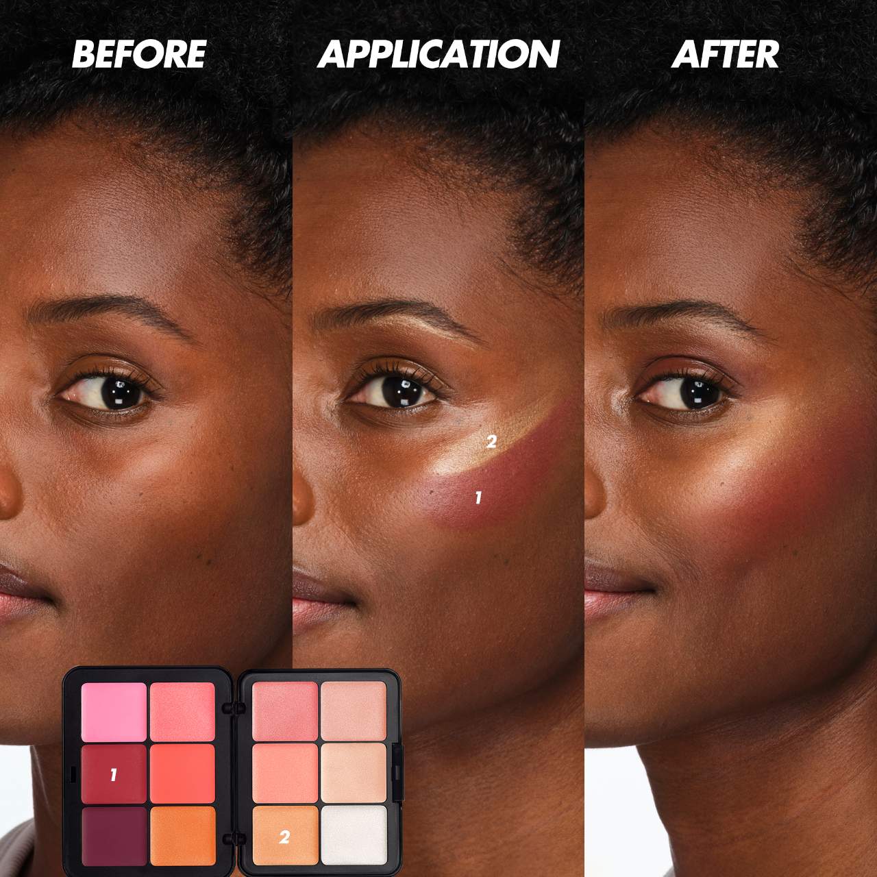 Make Up For Ever - HD Skin Blush & Glow Longwear Cream Face Palette