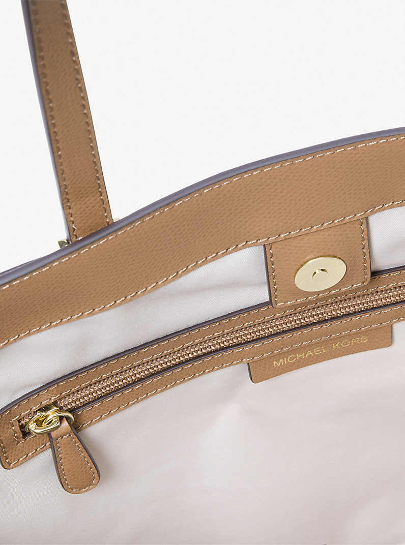 Michael Kors - Taryn Large Signature Logo and Leather Tote Bag