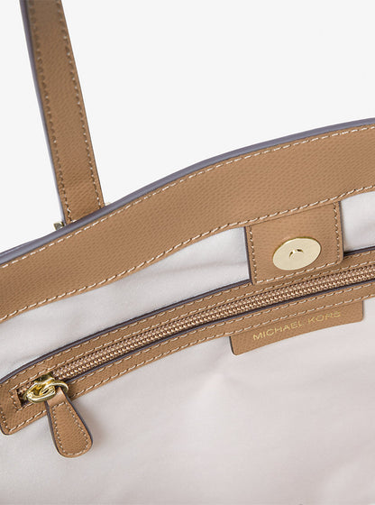 Michael Kors - Taryn Large Signature Logo and Leather Tote Bag