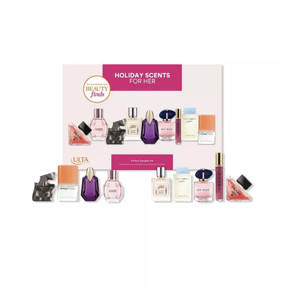 ULTA BEAUTY Holiday Scents for Her 9 pcs Mini Perfume Set for women