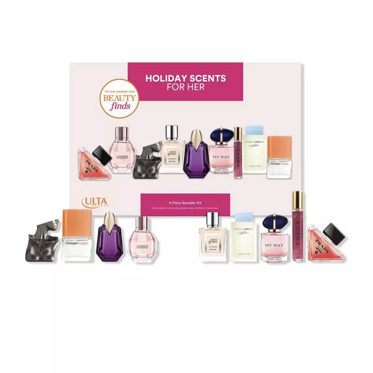 ULTA BEAUTY Holiday Scents for Her 9 pcs Mini Perfume Set for women