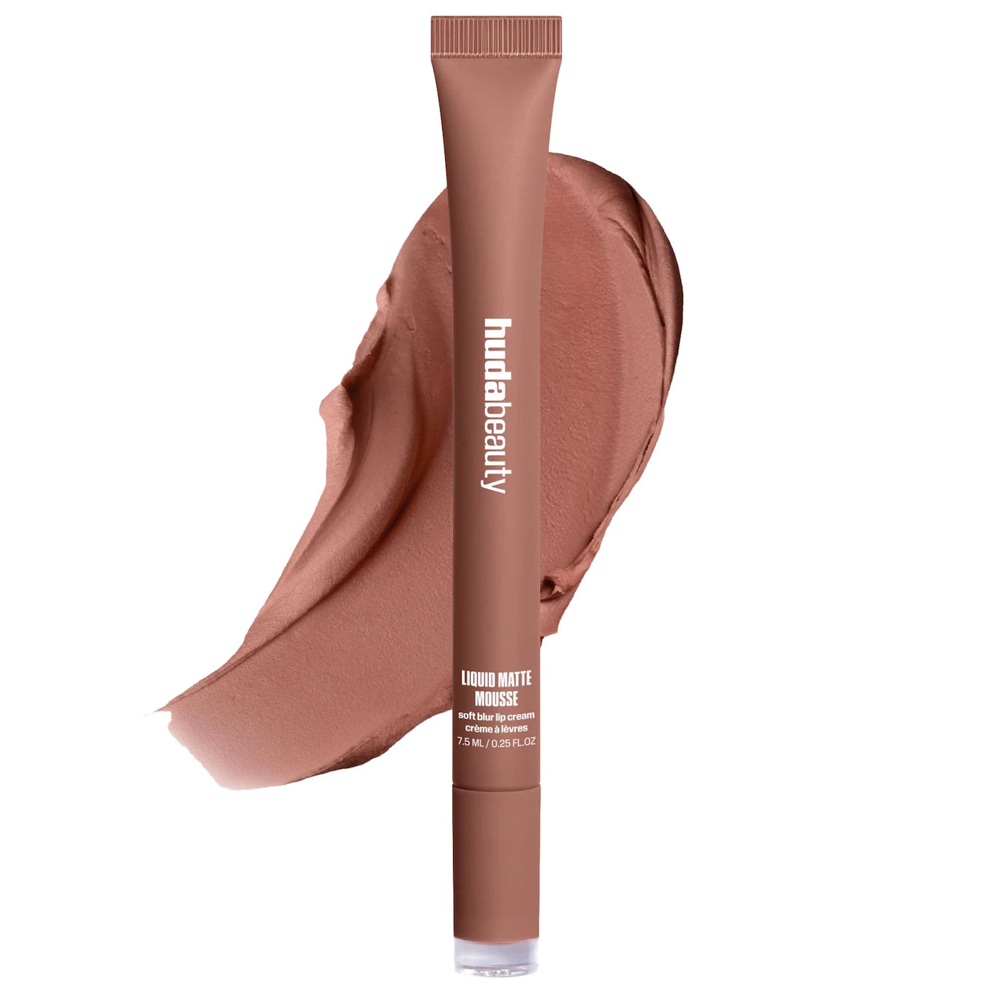 Huda beauty - LIQUID MATTE MOUSSE lipstick in mocha mauve shade