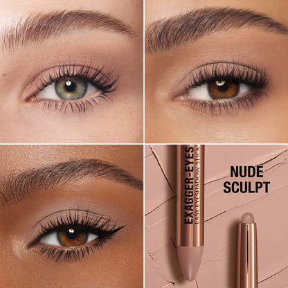Charlotte Tilbury Exagger-Eyes Waterproof Eyeshadow Stick nude shade matte