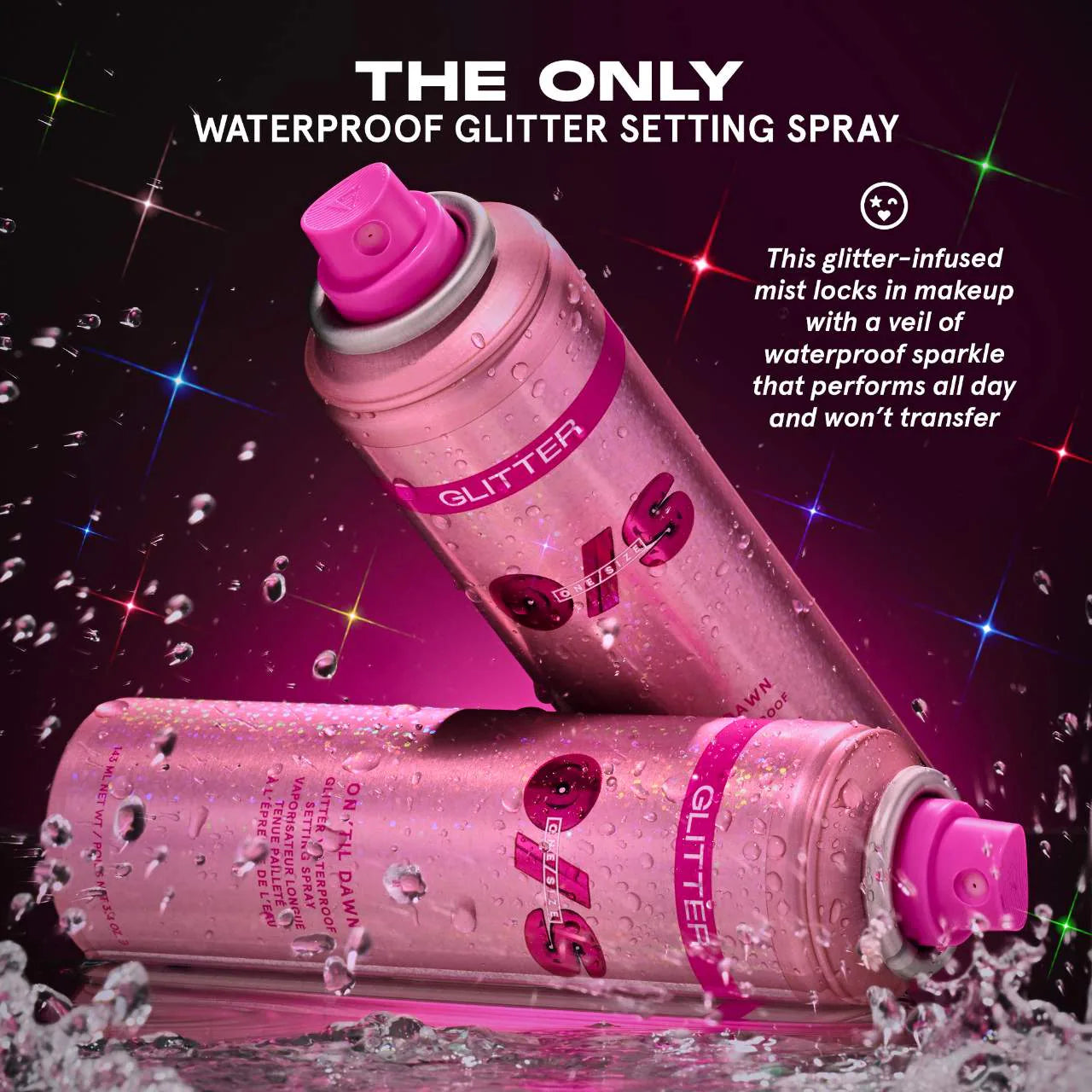 One/Star - On 'Til Dawn Glitter Waterproof Setting Spray