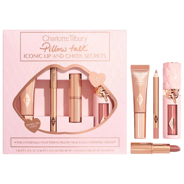 Charlotte Tilbury Pillow Talk Iconic Lip & Cheek Secrets Set