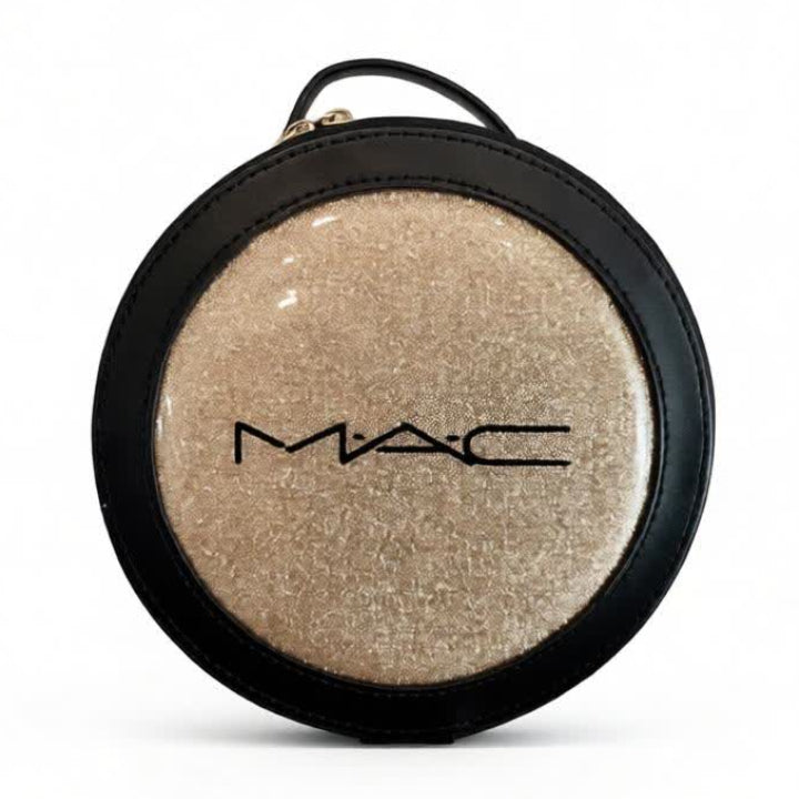 MAC Cosmetics Round Shimmer Cosmetic bag