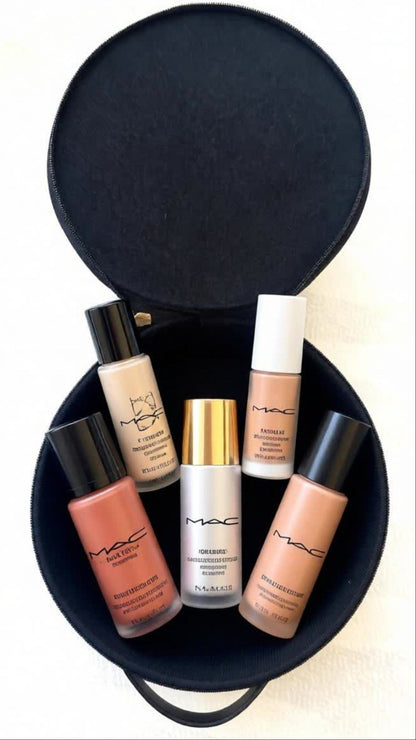 MAC Cosmetics Round Shimmer Cosmetic bag