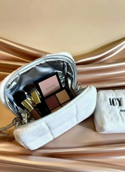 HUDA BEAUTY - Icy Nude Makeup Bag