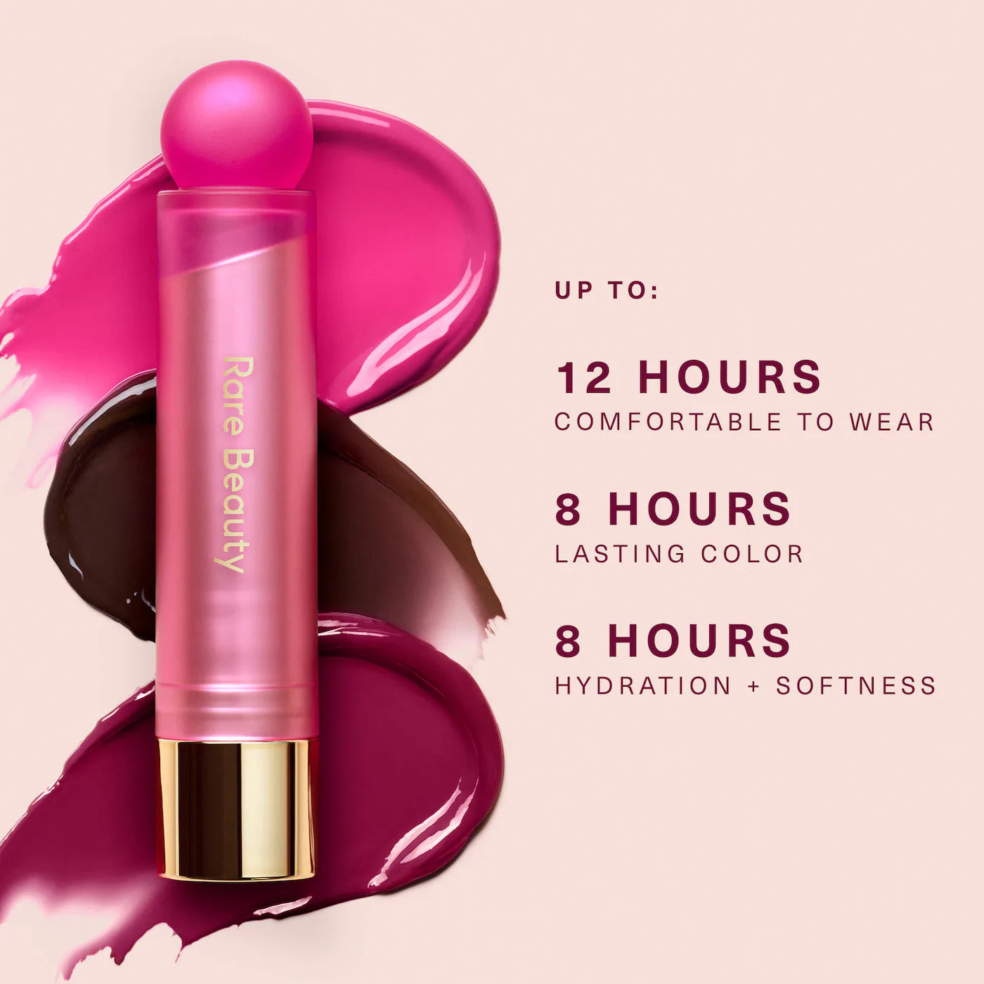 rare beauty soft pinch lip oil stick features