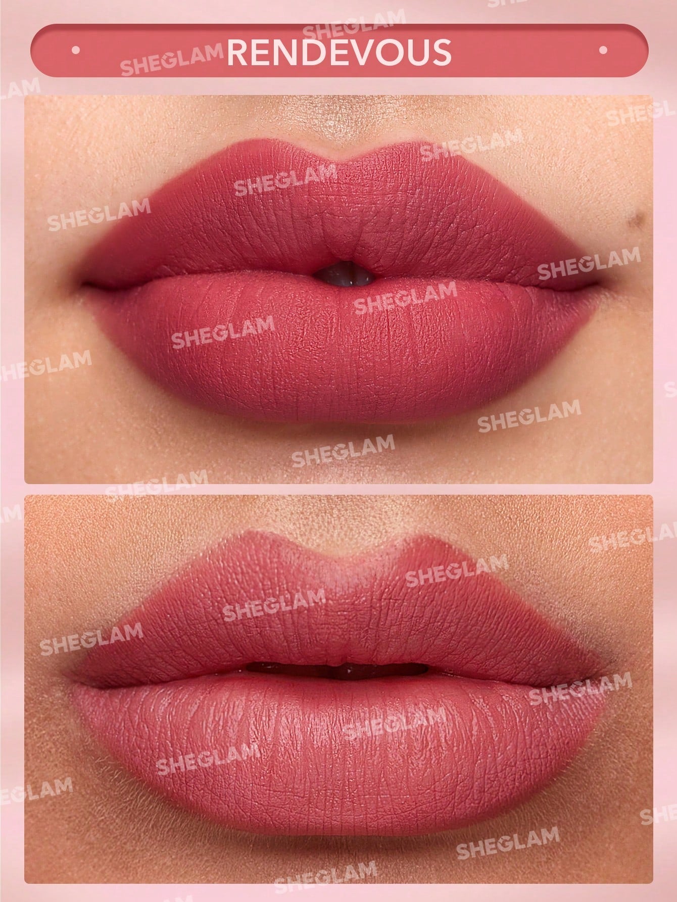 sheglam matte allure lipstick rendezvous
