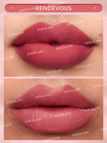 sheglam matte allure lipstick rendezvous