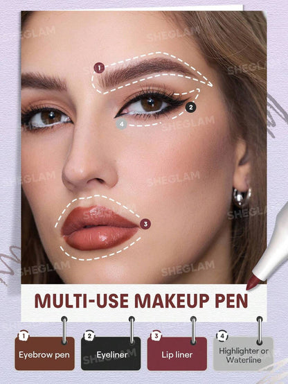 SHEGLAM - The Everywhere 4-In-1 Pen-Multicolor