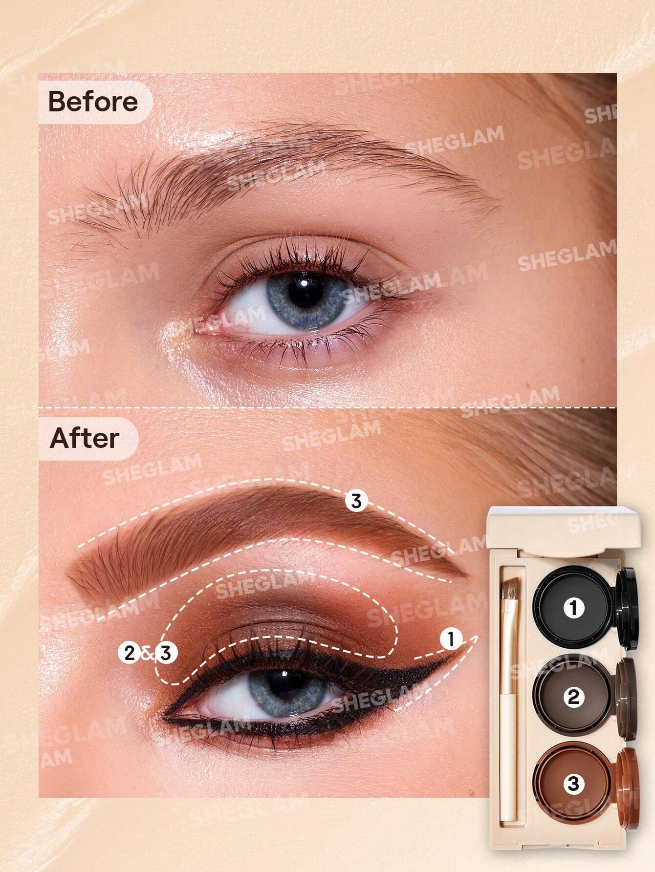 SHEGLAM - Streamline Brow & Eyeliner Gel