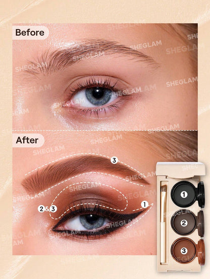 SHEGLAM - Streamline Brow & Eyeliner Gel