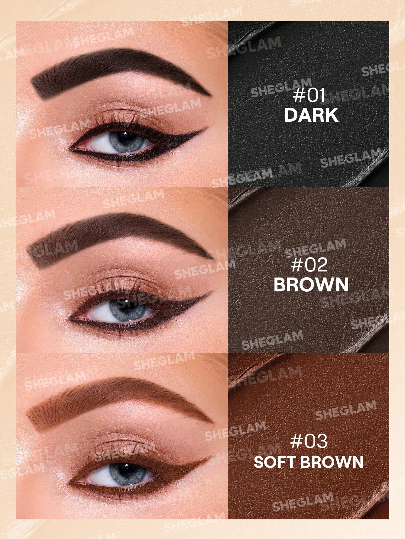 SHEGLAM - Streamline Brow & Eyeliner Gel